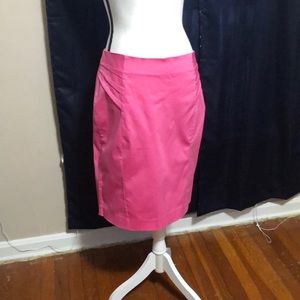 Pink New York & Co pencil skirt